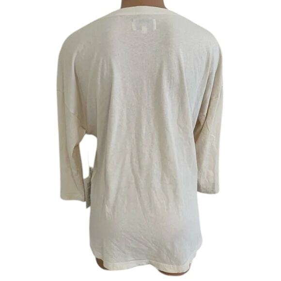 Mate The Label Organic Cotton Girlfriends 3/4 Length Sleeve Tee Size Small NWT - Picture 7 of 8